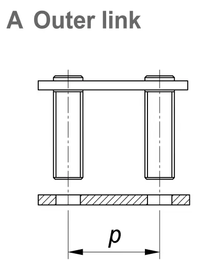 Connecting link A